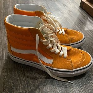 Orange Sk8 High Vans